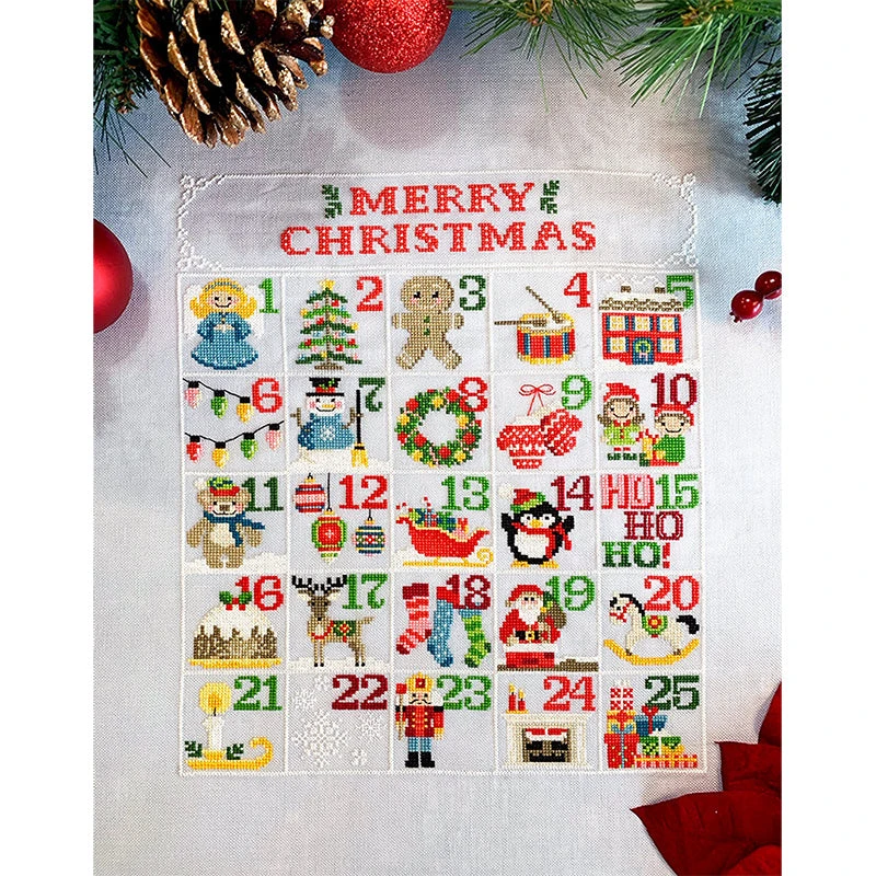 Christmas Calendar Cross Stitch Pattern 5 Christmas Calendar Cross Stitch Pattern - Image 3