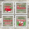 Christmas Signs Cross Stitch Pattern -Olympus Handmade Store tiny modernist cross stitch pattern christmas signs 01