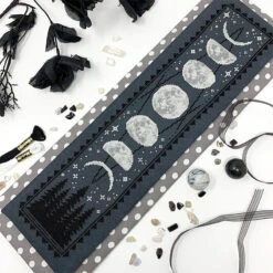 Moon Phase Cross Stitch Pattern