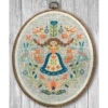 Folk Art Sampler Cross Stitch Pattern