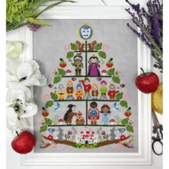 Snow White Tree Cross Stitch Pattern