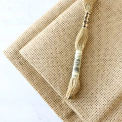10-count Tula Cross Stitch Fabric - Sand -Olympus Handmade Store tula 10 count cross stitch fabric cloth 14