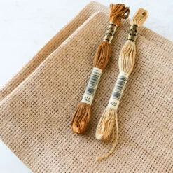 10-count Tula Cross Stitch Fabric - Country Mocha -Olympus Handmade Store tula 10 count cross stitch fabric cloth 17