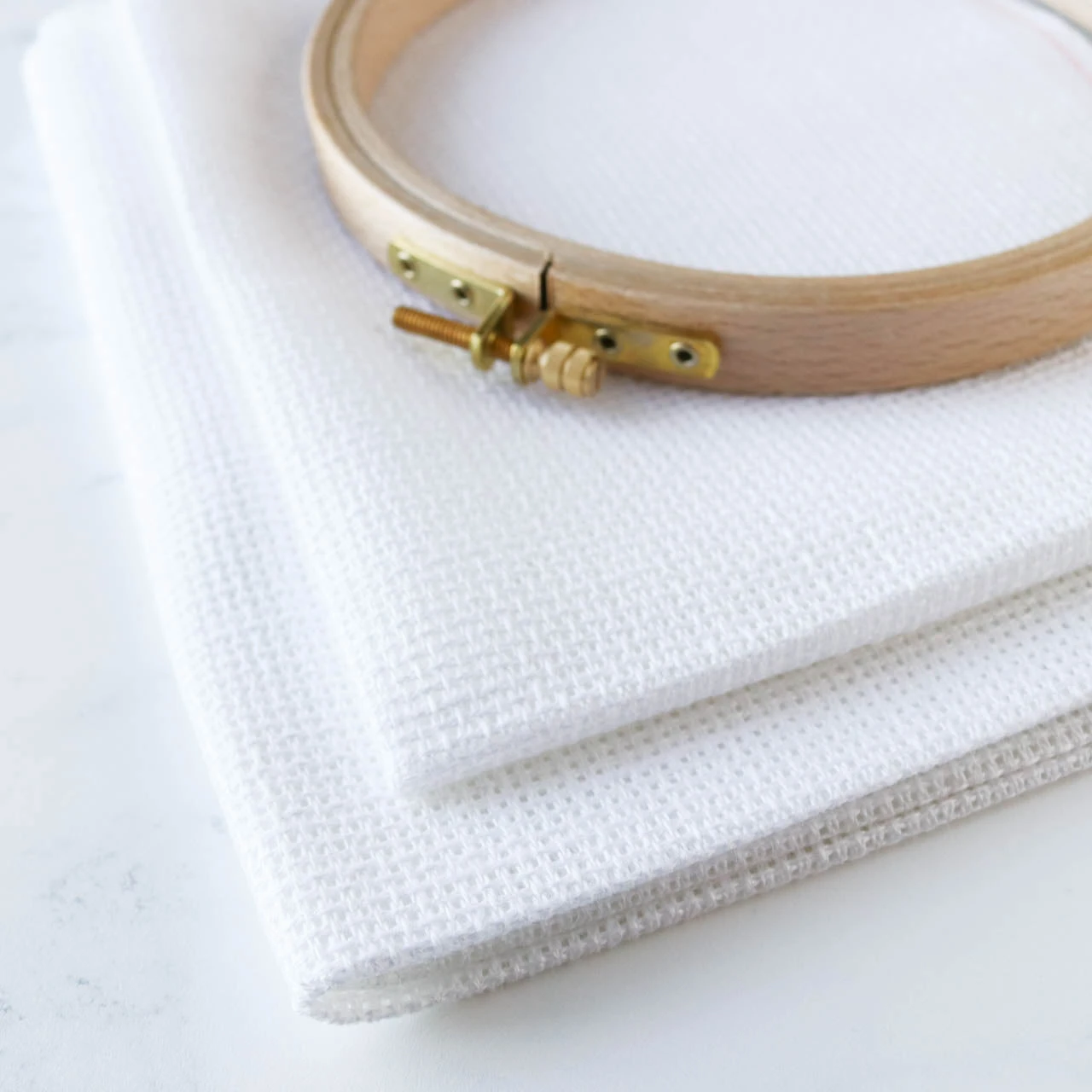 10-count Tula Cross Stitch Fabric - White 6 10-count Tula Cross Stitch Fabric - White - Image 4