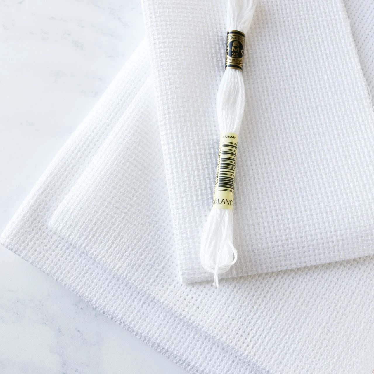 10-count Tula Cross Stitch Fabric - White 5 10-count Tula Cross Stitch Fabric - White - Image 3