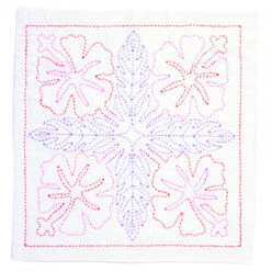 Sashiko World Embroidery Kit - Hawaii Hibiscus