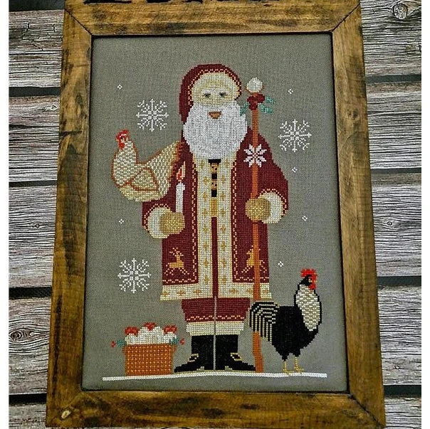 Twin Peak Santa Cross Stitch Pattern - 2024 3 Twin Peak Santa Cross Stitch Pattern - 2024