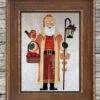 Twin Peak Santa Cross Stitch Pattern - 2021 1 Twin Peak Santa Cross Stitch Pattern - 2021 -Olympus Handmade Store twin peak primitives cross stitch pattern santa 2021 01