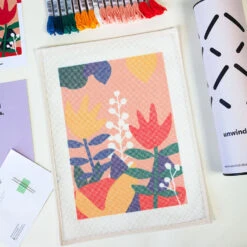 Beginner Needlepoint Kit - Tulips