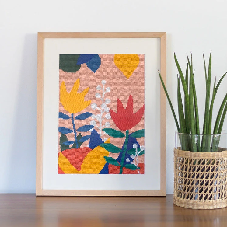 Beginner Needlepoint Kit - Tulips 4 Beginner Needlepoint Kit - Tulips - Image 2