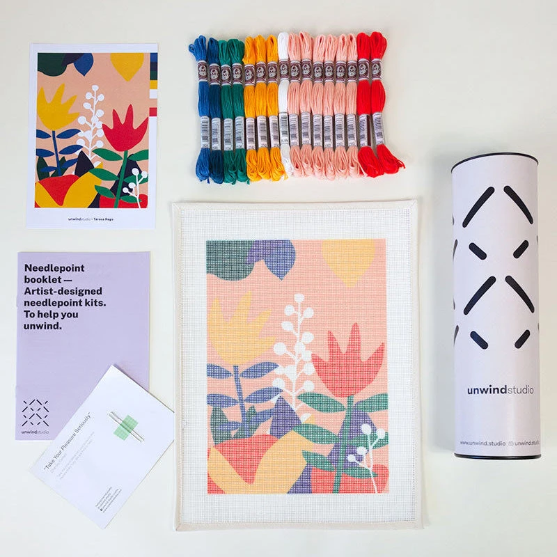 Beginner Needlepoint Kit - Tulips 7 Beginner Needlepoint Kit - Tulips - Image 5