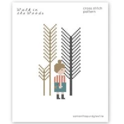 Walk In The Woods Cross Stitch Pattern 7 Walk In The Woods Cross Stitch Pattern -Olympus Handmade Store walk in the woods 1