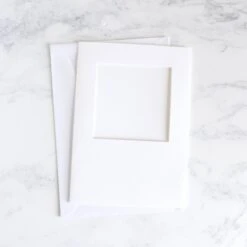 Needlework Cards With Square Opening - Pack Of 5