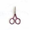 Patterned Embroidery Scissors - Pink Leopard -Olympus Handmade Store yarn tree patterned embroidery scissors 04