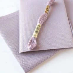 French Country Purple Aida Cross Stitch Fabric -Olympus Handmade Store zweigart aida cross stitch fabric 14 count french country purple 3