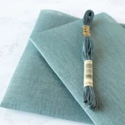 Mediterranean Sea Linen Cross Stitch Fabric -Olympus Handmade Store zweigart linen cross stitch fabric 28 count mediterranean sea blue green 4